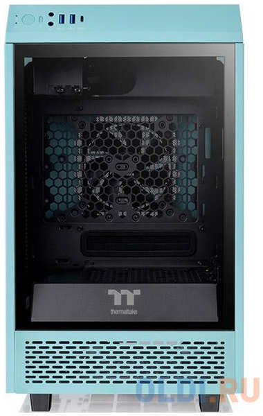 Корпус mini-ITX Thermaltake The Tower 100 Turquoise Без БП бирюзовый 4348552409