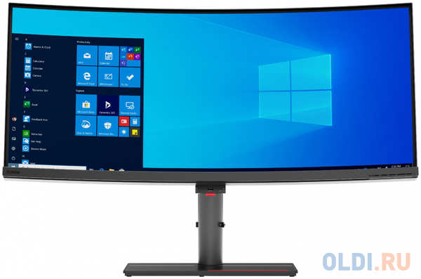 Монитор Lenovo 39.7″ ThinkVision P40w-20 черный IPS 4ms 21:9 HDMI HAS Pivot 300cd 178гр/178гр 5120x2160 DisplayPort USB 14.6кг 4348552773