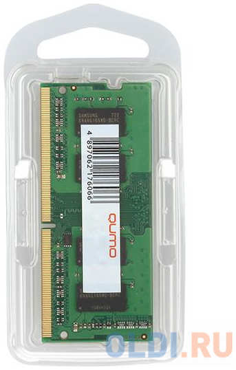 QUMO DDR4 SODIMM 32GB QUM4S-32G3200N22 PC4-25600, 3200MHz OEM/RTL