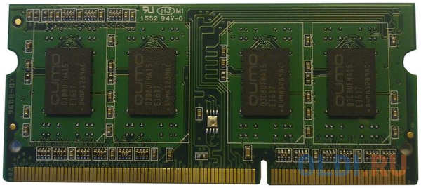 Оперативная память для ноутбука QUMO QUM4S-16G3200P22 SO-DIMM 16Gb DDR4 3200MHz 4348552978