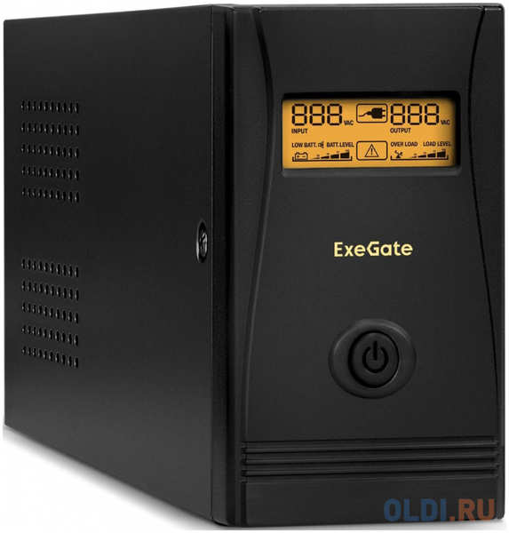 Exegate EP285580RUS ИБП ExeGate SpecialPro Smart LLB-600.LCD.AVR.EURO.RJ.USB