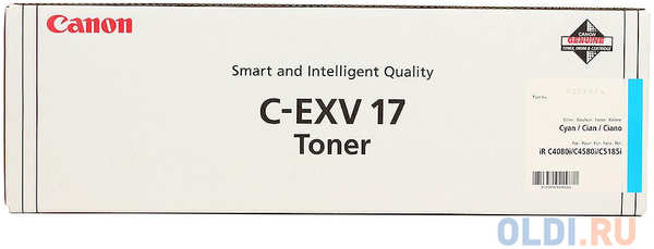 Тонер-картридж Canon iR C4080i/4580i С-EXV17/GPR-21 (туба 460г) ELP Imaging®