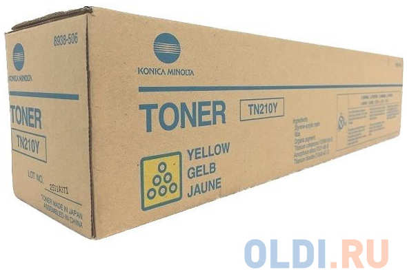 Тонер Konica-Minolta bizhub C250/252 TN-210Y yellow (туба 260г) ELP Imaging® 4348553277