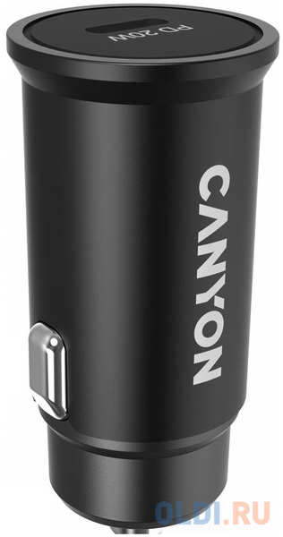 Автомобильное зарядное устройство Canyon CNS-CCA20B 3 А USB черный 4348556065