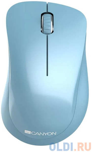 Canyon 2.4 GHz Wireless mouse ,with 3 buttons, DPI 1200, Battery:AAA*2pcs ,Blue67*109*38mm 0.063kg 4348556080