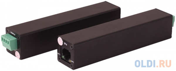 OSNOVO Удлинитель FE PoE (VDSL) до 500м, передатчик + приемник, по коаксиальному кабелю RG59 (RG6), телефонному, силовому кабелю, до 600м 4348557391