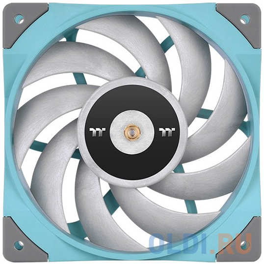 Thermaltake TOUGHFAN 12 Radiator Fan 1Pack [CL-F117-PL12TQ-A] /Fan/12025/PWM 500~2000rpm/Turquoise (529365)