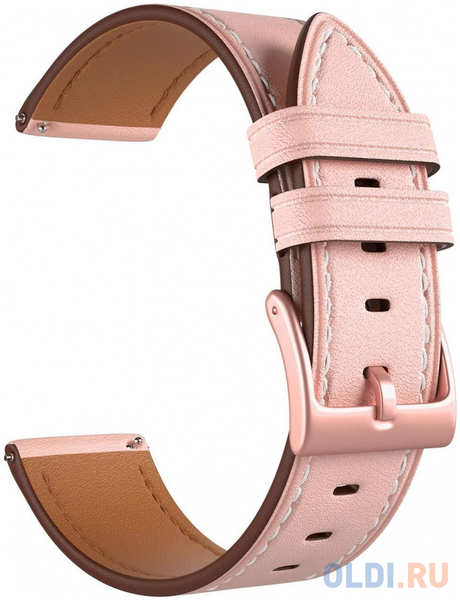 Универсальный кожаный ремешок для часов 22 mm LYAMBDA NEMBUS LWA-S41-22-PK Pink 4348558075