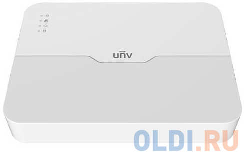 UNV Видеорегистратор IP 8-канальный 4K с 8 PoE портами и разрешением записи до 4К, пласт. корпус 4348559680