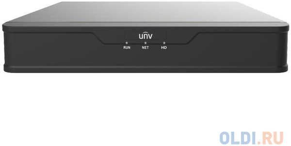 UNV Видеорегистратор IP 4-х канальный 4K с 4 PoE портами и разрешением записи до 4К, мет. корпус 4348559681