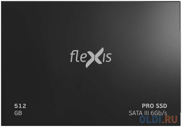 Твердотельный накопитель 512GB SATA3 6Гб/с TLC, Phison S12, серия PRO, Flexis 4348559753