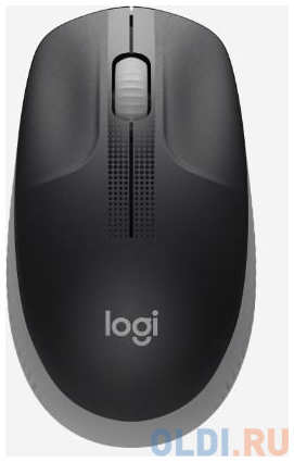 Мышь беспроводная Logitech M190 серый USB + радиоканал 910-005906 4348560476