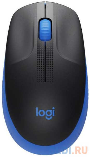 LOGITECH M190 Full-size wireless mouse - BLUE - 2.4GHZ - EMEA - M190 4348560478