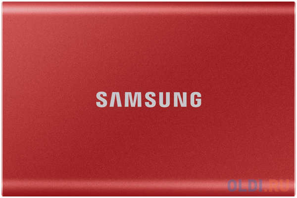 Внешний SSD диск 1.8″ 2 Tb USB Type-C Samsung MU-PC2T0R/WW красный 4348564999