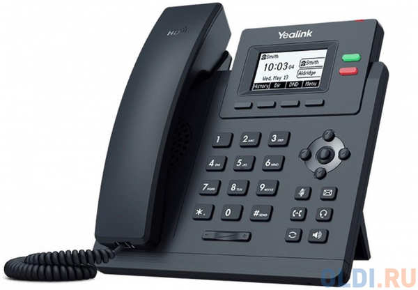 Проводной SIP-телефон Yealink SIP-T31P БП в комплекте 4348566529