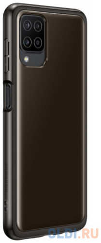 Чехол (клип-кейс) Samsung для Samsung Galaxy A12 Soft Clear Cover черный (EF-QA125TBEGRU) 4348568669