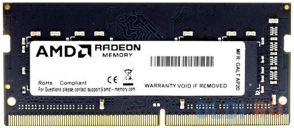 Оперативная память для ноутбука AMD R9 SO-DIMM 8Gb DDR4 3200 MHz R948G3206S2S-U