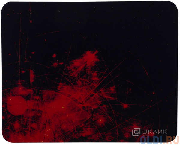 Oklick Коврик для мыши Оклик OK-F0252 рисунок/красные частицы 250x200x3мм