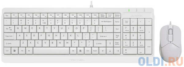 Клавиатура + мышь A4Tech Fstyler F1512 клав: мышь: USB