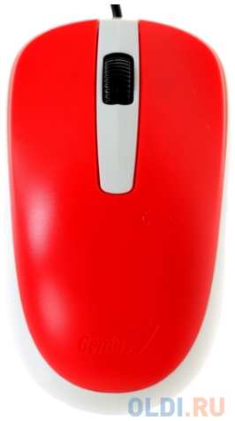 Genius Mouse DX-120 ( Cable, Optical, 1000 DPI, 3bts, USB ) Red 4348573362
