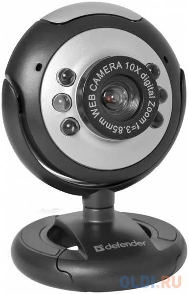 Камера интернет Defender C-110 0.3 Мп, подсветка, кнопка фото 434857494