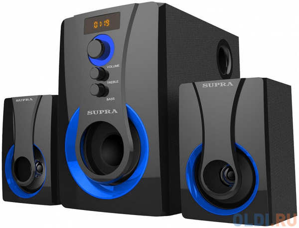 Минисистема Supra SMB-310 черный 60Вт/FM/USB/BT/SD 4348576677