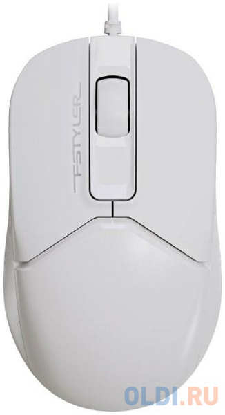 Мышь A4Tech Fstyler FM12S белый оптическая (1200dpi) silent USB (3but) 4348577561