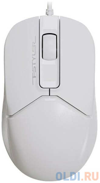 Мышь A4Tech Fstyler FM12 белый оптическая (1200dpi) USB (3but) 4348577567
