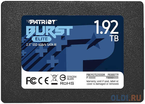 SSD накопитель Patriot Burst Elite 1.92 Tb SATA-III