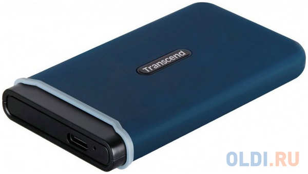 Внешний SSD диск 2.5″ 250 Gb USB Type-C Transcend ESD370C синий 4348578776