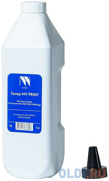 NV-Print Тонер NV PRINT NV-Kyocera TK-3160/3170/3190 (1кг) для Kyocera EcoSys-P3045/P3050/P3055/P3060/M3145dn/M3645dn/M3655/M3660 (Китай)