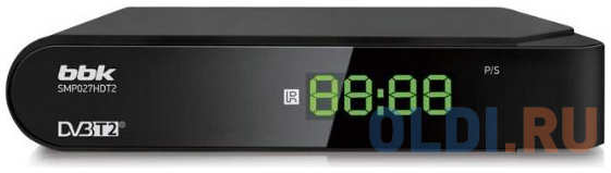 Ресивер DVB-T2 BBK SMP027HDT2 черный 4348582493