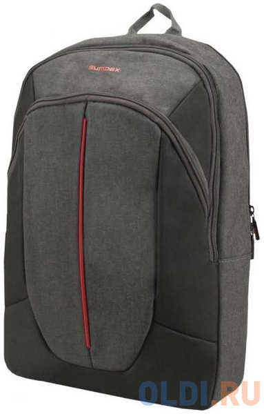 Рюкзак для ноутбука 15.6″ Sumdex PON-263GY полиэстер серый 4348586625