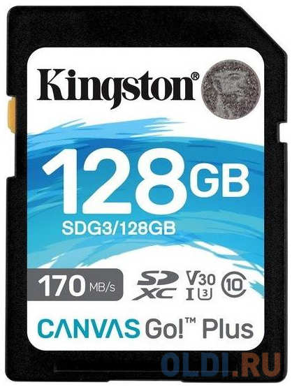Карта памяти SD XC 128Gb Kingston SDG3/128GB 4348588341