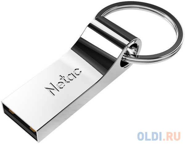 Флеш Диск Netac U275 8Gb, USB2.0, с кольцом, металлическая 4348589796