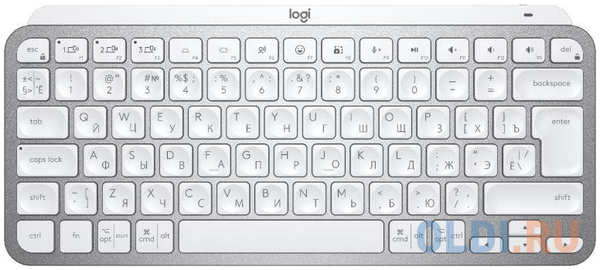 Клавиатура Logitech MX Keys Mini Grey Bluetooth Радио 4348591500