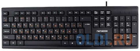 Клавиатура Гарнизон GK-130 Black USB 4348592416