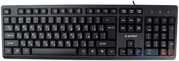 Клавиатура Gembird KB-8355U-BL Black USB 4348592496