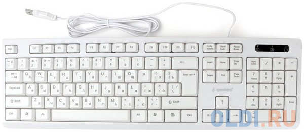 Клавиатура Gembird KB-8355U White USB 4348592498