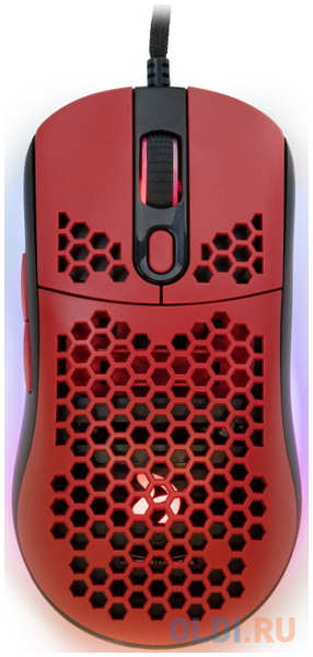 Мышь проводная Arozzi FAVO чёрный красный USB 4348593139