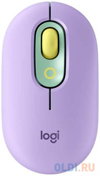 Мышь беспроводная Logitech POP Mouse with emoji фиолетовый USB + Bluetooth 910-006547 4348593767
