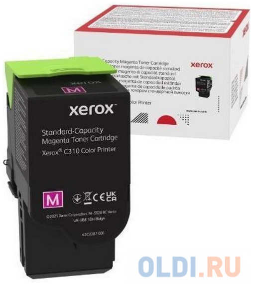 Тонер-картридж XEROX C310 пурпурный 5,5K (006R04370) 4348593851