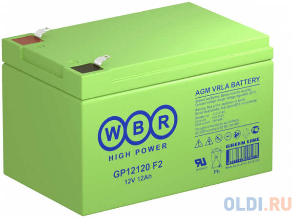 WBR Батарея GP12120 (12V/12Ah) 4348594287