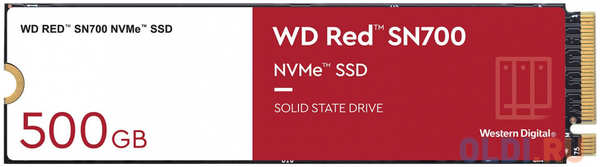 SSD накопитель Western Digital Red SN700 500 Gb PCI-E 3.0 x4 4348594364