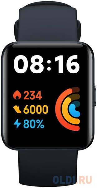 Смарт-часы Xiaomi Redmi Watch 2 Lite GL (Black) (BHR5436GL) (756023) {20} 4348595746