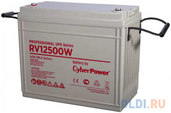 Battery CyberPower Professional UPS series RV 12500W, voltage 12V, capacity (discharge 20 h) 155Ah, capacity (discharge 10 h) 147Ah, max. discharge cu 4348595824