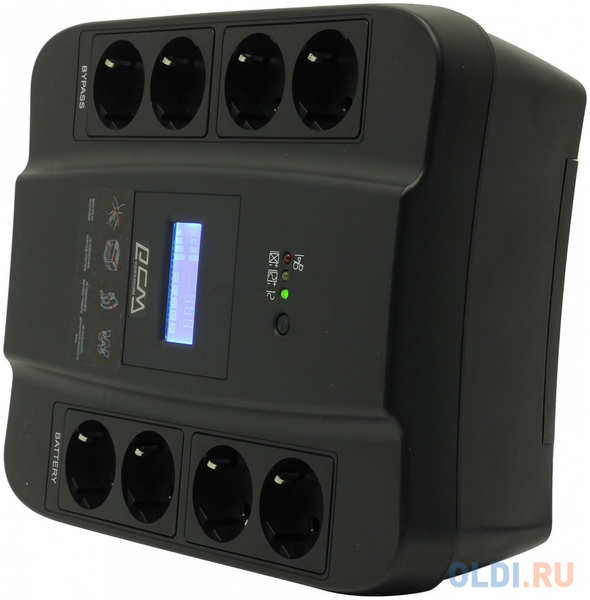 Источник бесперебойного питания Powercom Spider SPD-750U LCD USB 450Вт 750ВА черный 4348596310