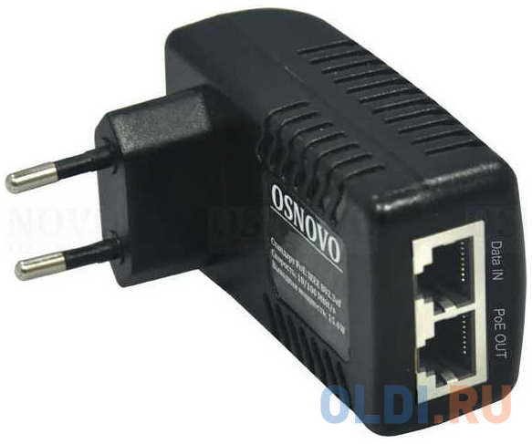Инжектор POE OSNOVO Midspan-1/151GA Gigabit Ethernet на 1 порт, мощность PoE - до 15.4W 4348597130