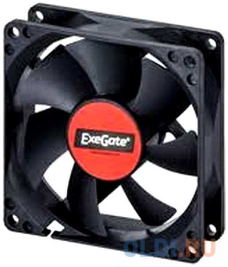 Exegate EX283393RUS Вентилятор ExeGate E12025S4P-PWM, 120x120x25 мм, подшипник скольжения, 4pin, PWM, 25dBA