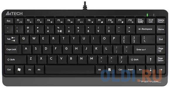 Клавиатура A4TECH Fstyler FK11 Black/Grey USB 4348597410